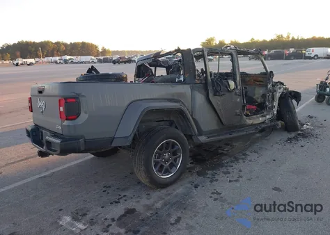2022 Jeep Gladiator Overland 4X4 из США, поврежденный, VIN 1C6HJTFGXNL134842
